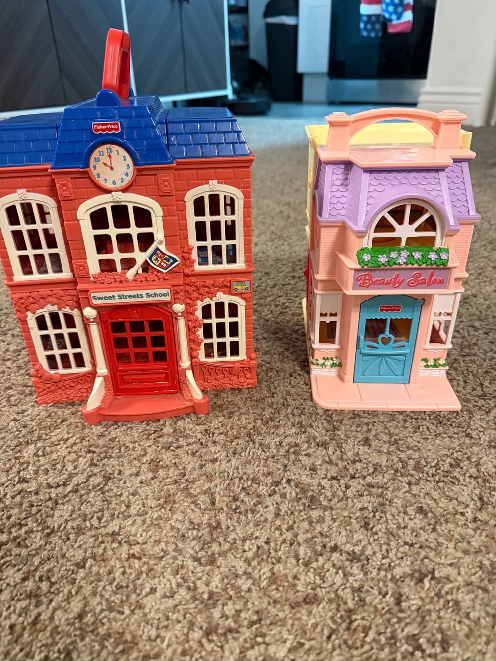 2 fisher price loving houses
